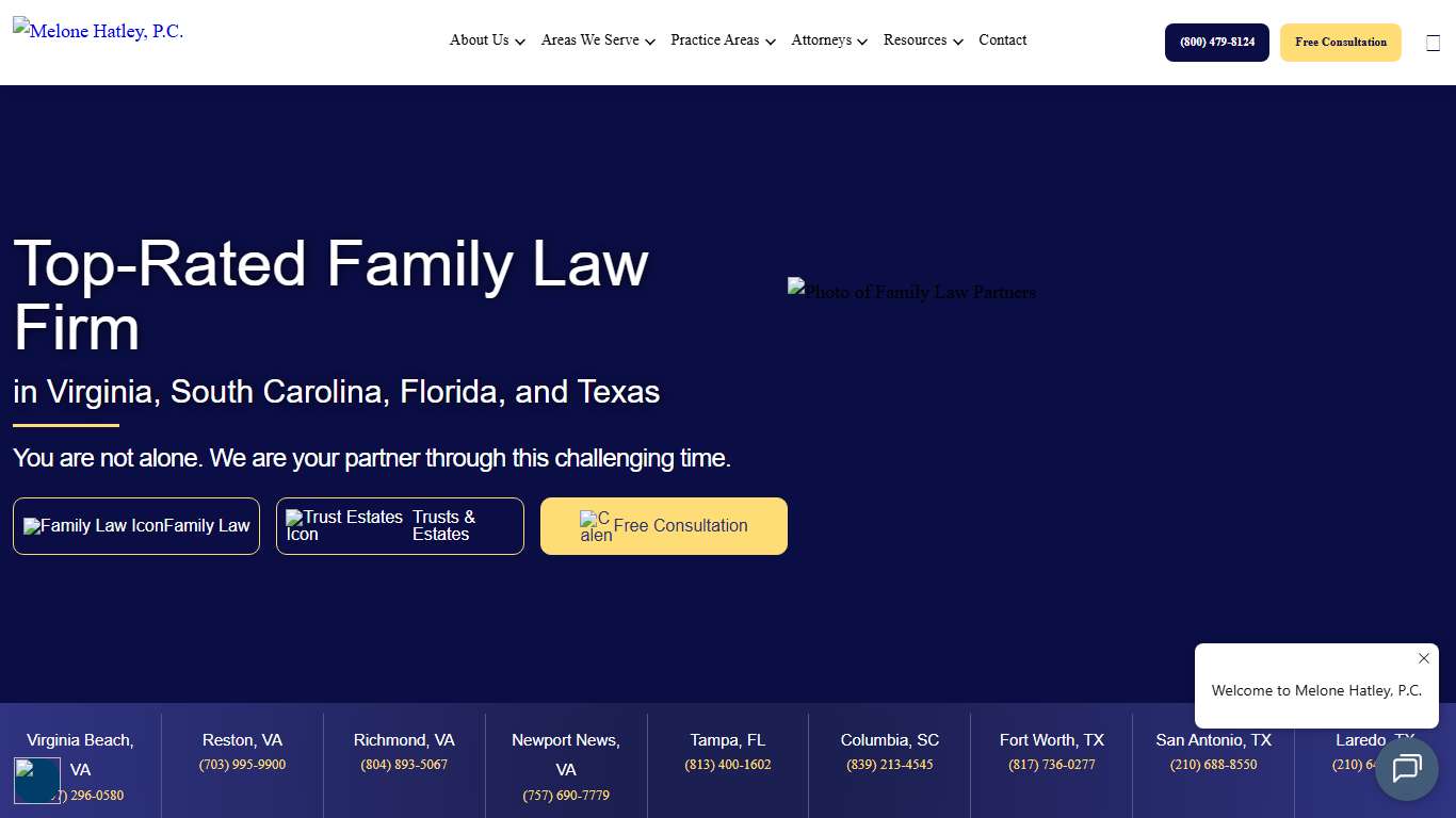 Divorce Lawyers & Family Law Firm Serving VA, SC, FL & TX Melone Hatley